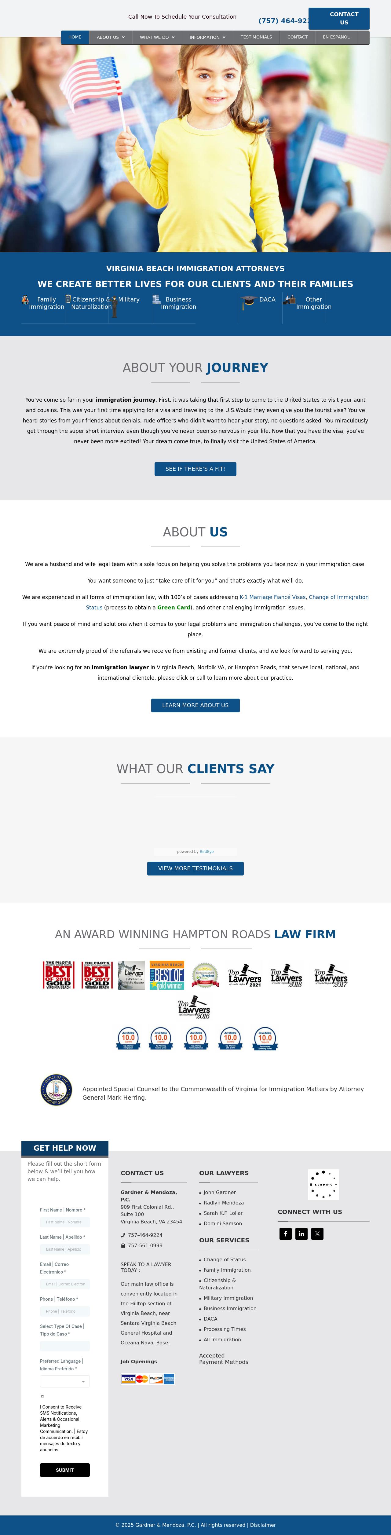 Gardner & Mendoza, PC - Virginia Beach VA Lawyers