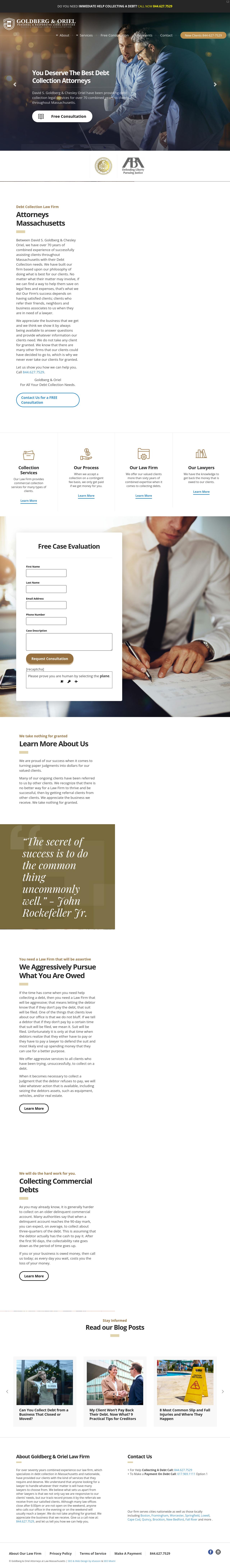 Goldberg & Oriel - Framingham MA Lawyers