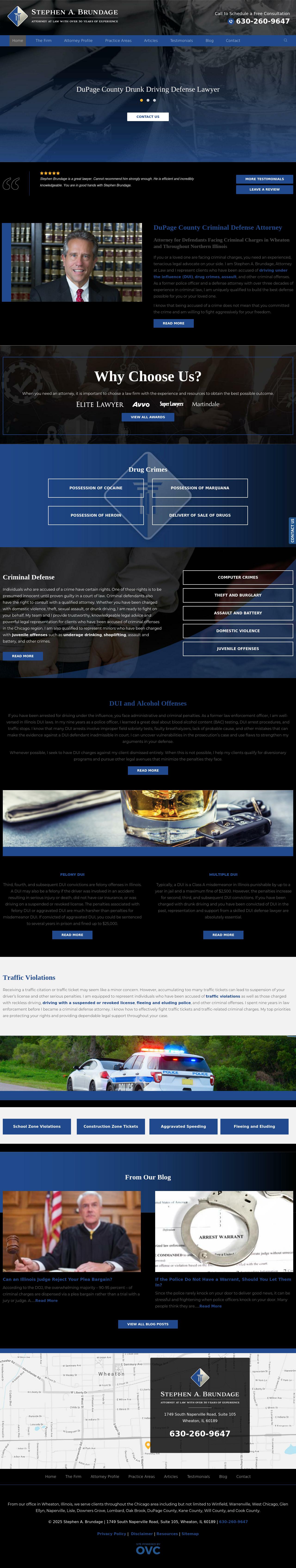 Law Office of Stephen A. Brundage - Wheaton IL Lawyers