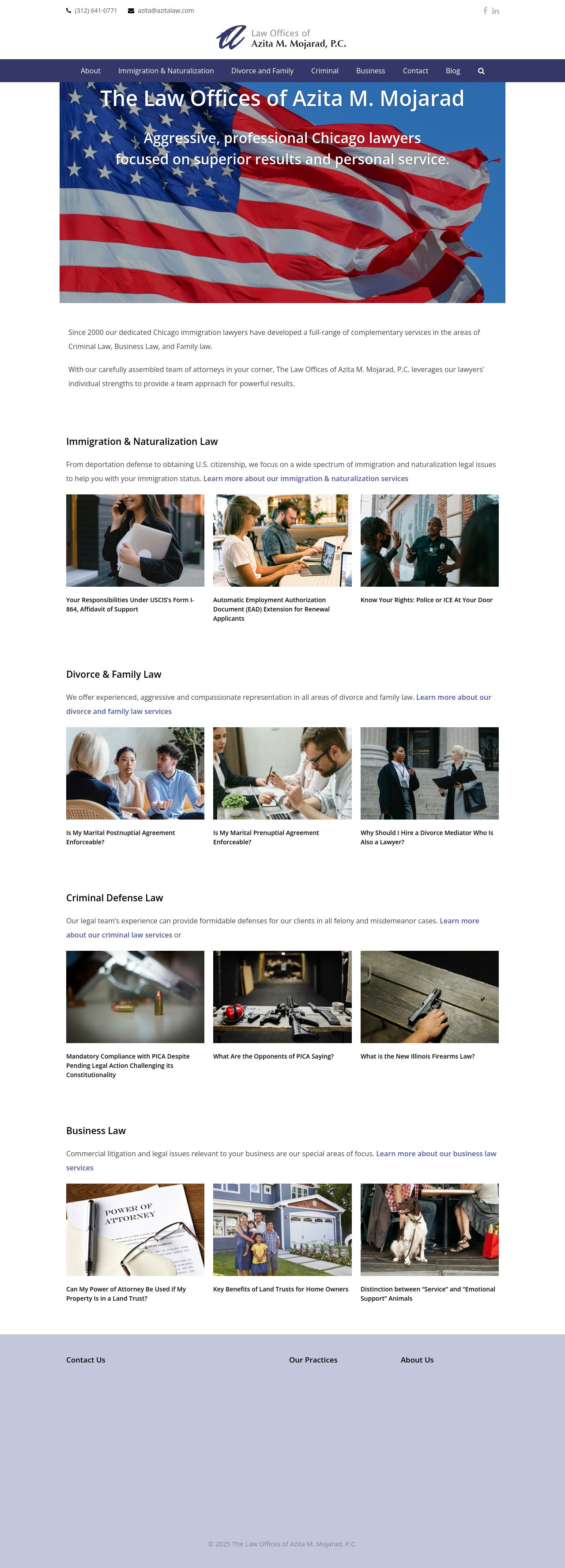Law Offices of Azita M. Mojarad, P.C. - Chicago IL Lawyers