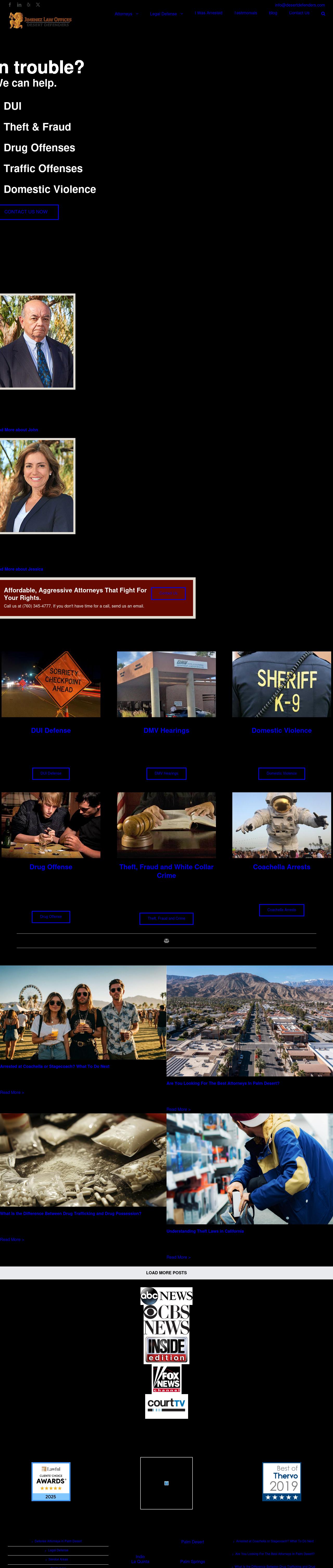 Law Offices of John Jimenez - Palm Desert CA Lawyers
