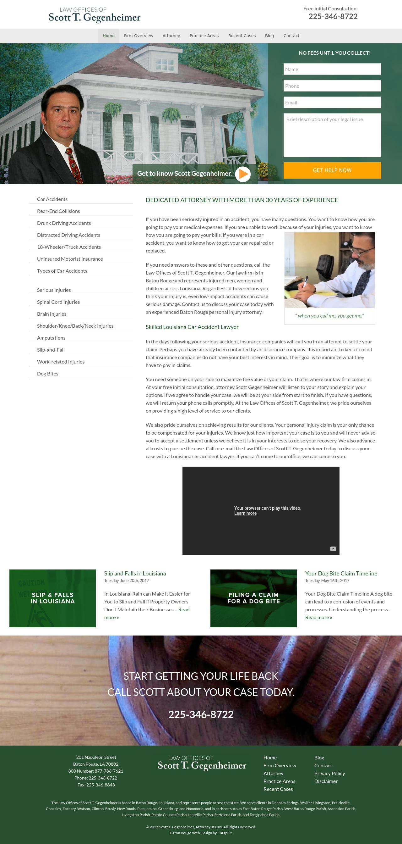 Law Offices of Scott T. Gegenheimer - Baton Rouge LA Lawyers