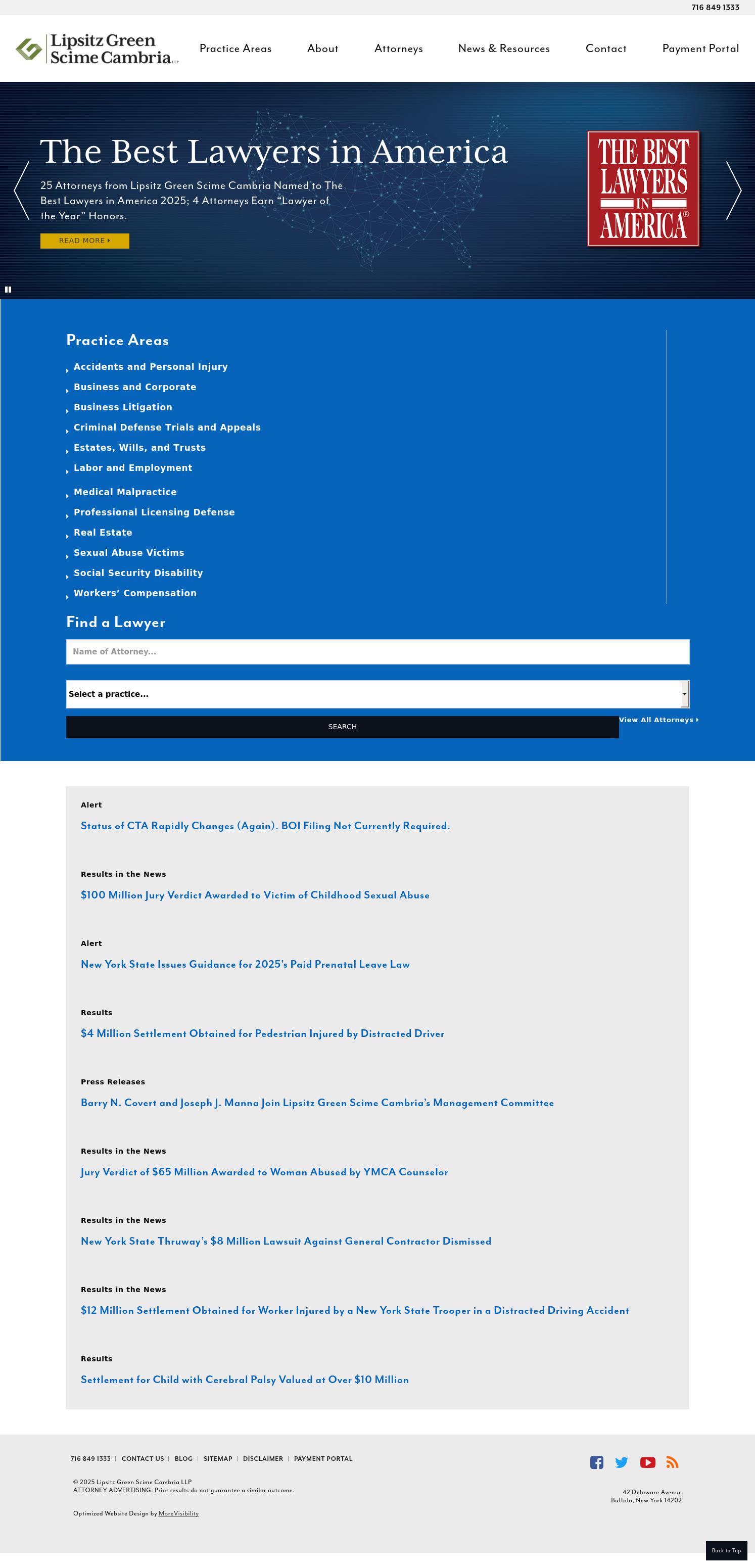 Lipsitz Green Scime Cambria LLP - Buffalo NY Lawyers