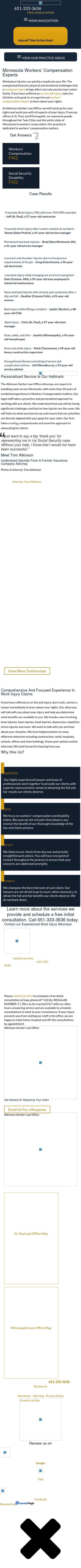 Atkinson Law Office, P.A. & Minnesota Disability - Saint Paul MN Lawyers