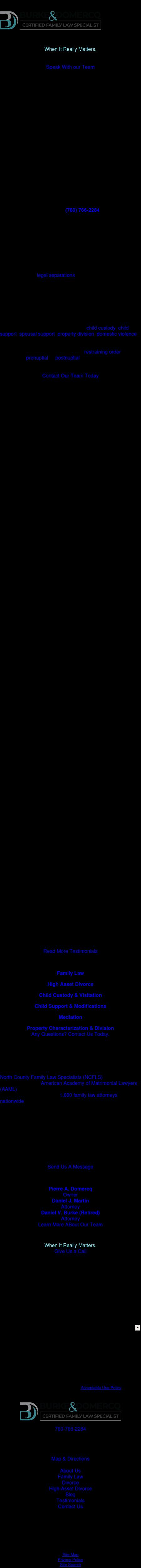 Burke & Domercq, LLP - Carlsbad CA Lawyers