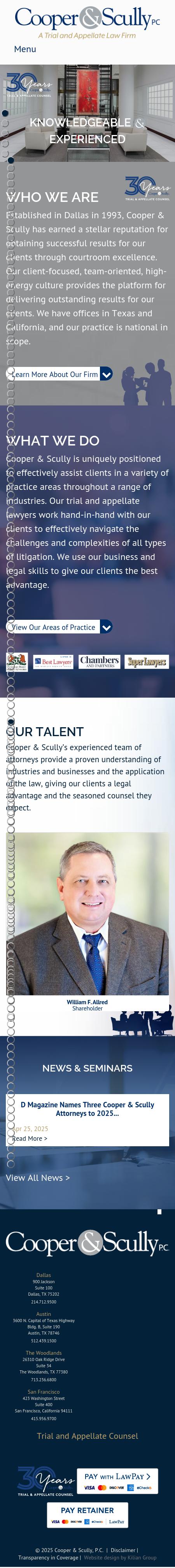 Cooper & Scully, P.C. - San Francisco CA Lawyers