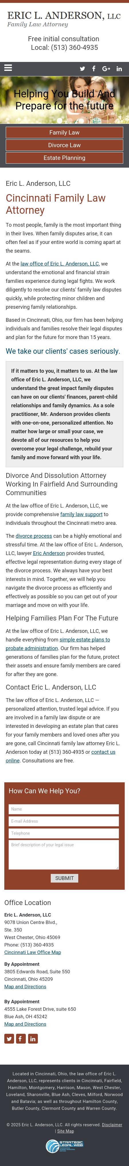 Eric L. Anderson, LLC - Cincinnati OH Lawyers