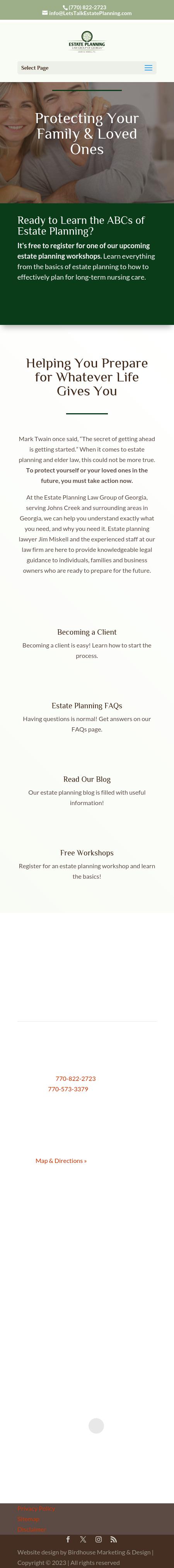 ESTATE PLANNING LAW GROUP OF GEORGIA, James M. Miskell P.C. - Lawrenceville GA Lawyers