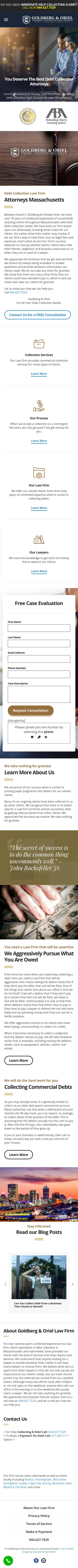 Goldberg & Oriel - Framingham MA Lawyers