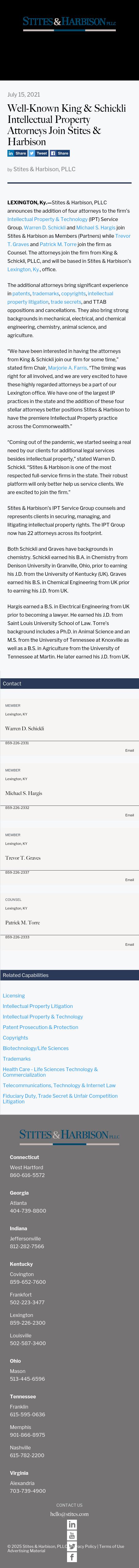 King & Schickli, PLLC - Lexington KY Lawyers