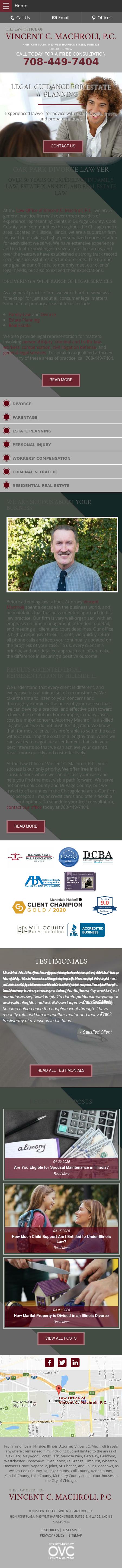 Law Office of Vincent C. Machroli, P.C. - Hillside IL Lawyers