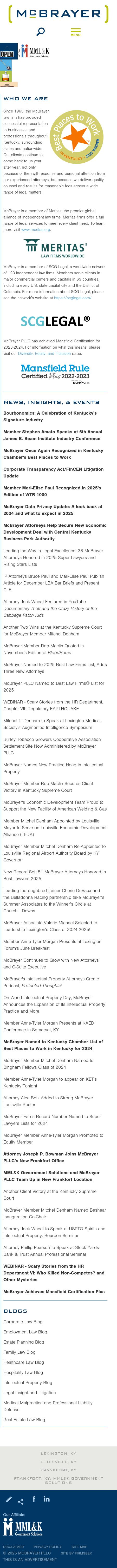 McBrayer, McGinnis, Leslie & Kirkland, PLLC - Greenup KY Lawyers