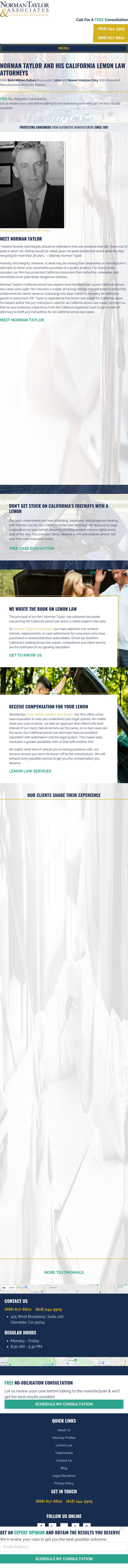 Norman Taylor & Associates - Glendale CA Lawyers