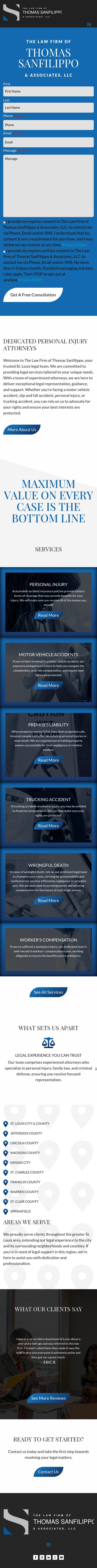 The Law Firm of Thomas SanFilippo & Associates - Saint Louis MO Lawyers