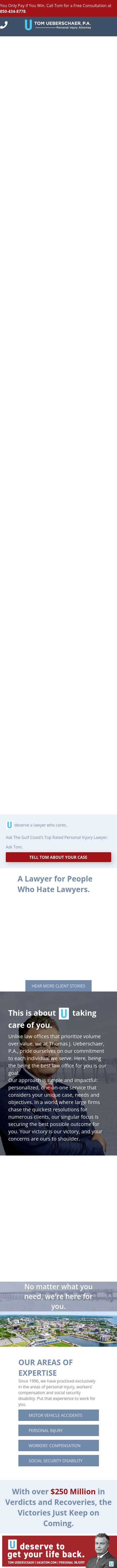 Thomas J. Ueberschaer, P.A. - Panama City FL Lawyers