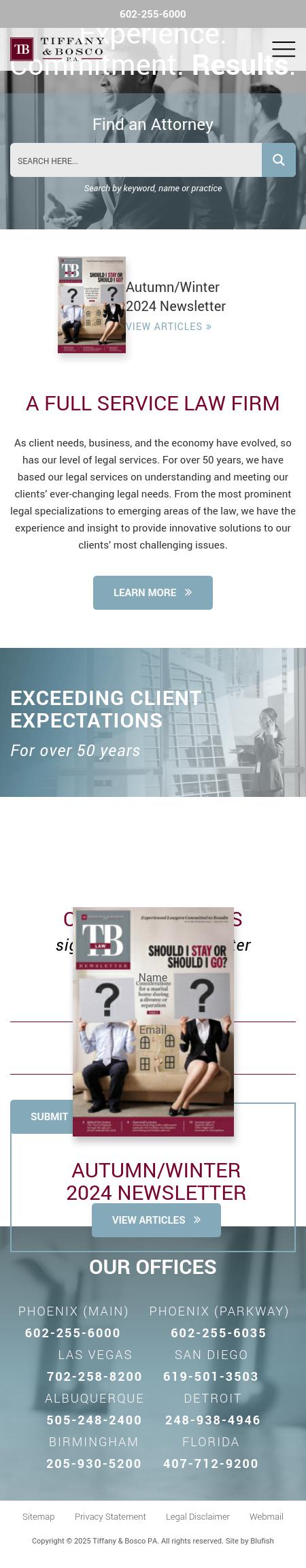 Tiffany & Bosco, P.A. - Phoenix AZ Lawyers