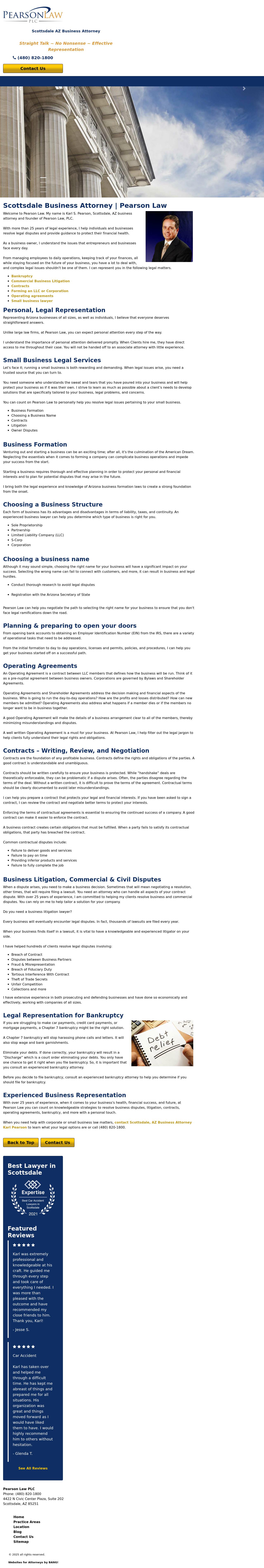 Pearson Law, PLC - Scottsdale AZ Lawyers