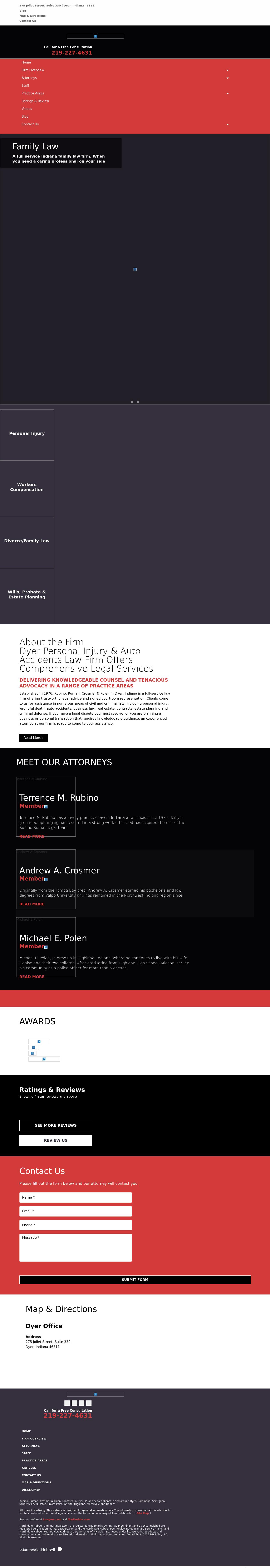 Rubino, Ruman, Crosmer & Polen - Dyer IN Lawyers