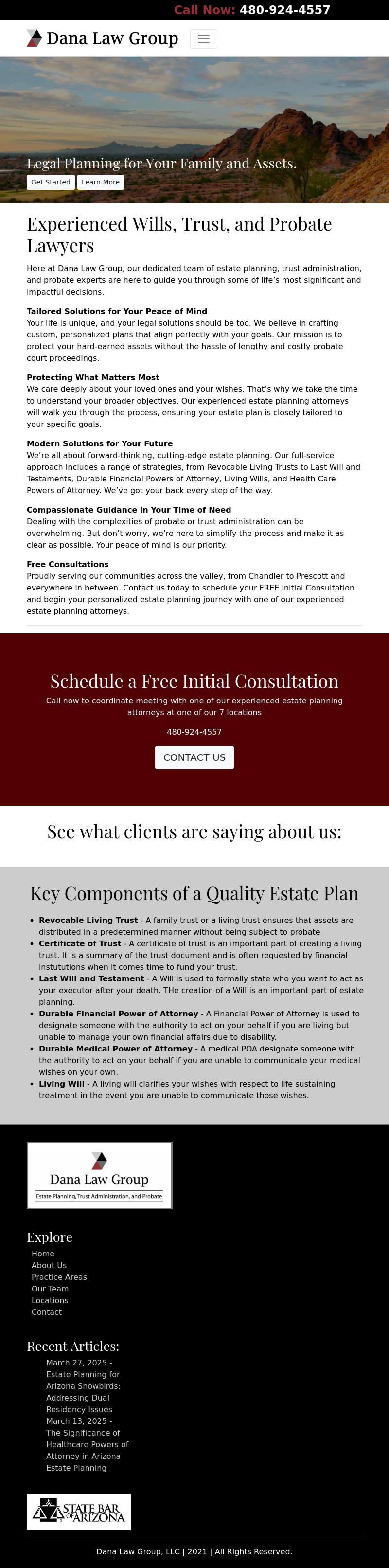 Dana Law Group, LLC - Scottsdale AZ Lawyers