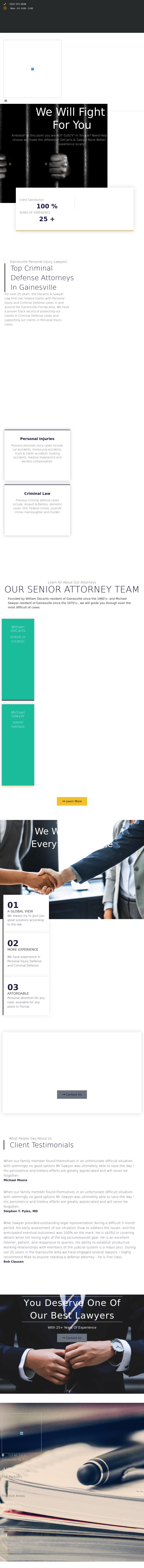 DeCarlis & Sawyer - Gainesville FL Lawyers