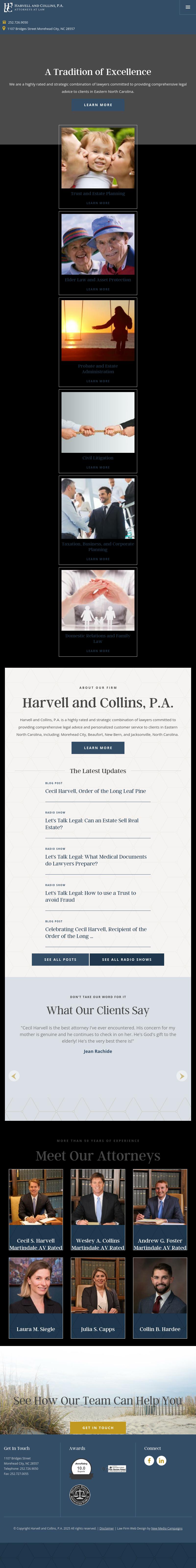Harvell & Collins, P.A. - Morehead City NC Lawyers