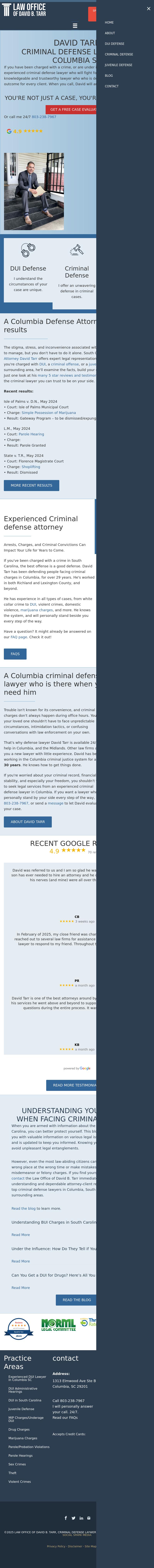 Law Office of David B. Tarr, L.L.C. - Columbia SC Lawyers
