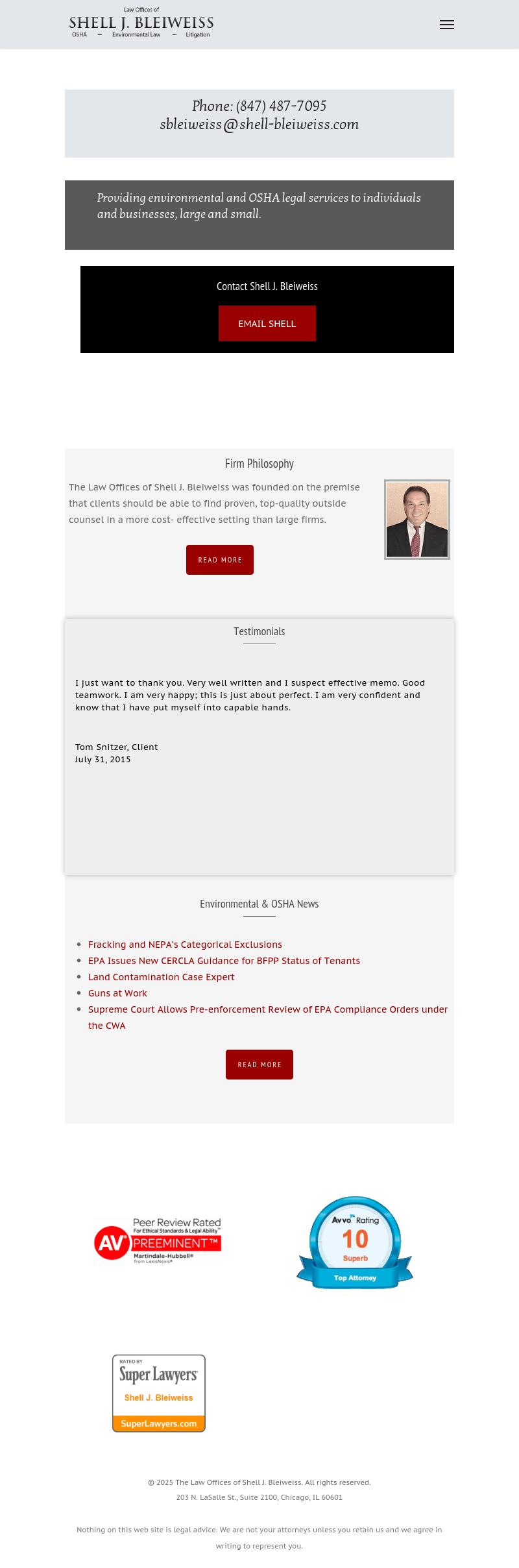 Law Offices of Shell J. Bleiweiss - Barrington IL Lawyers