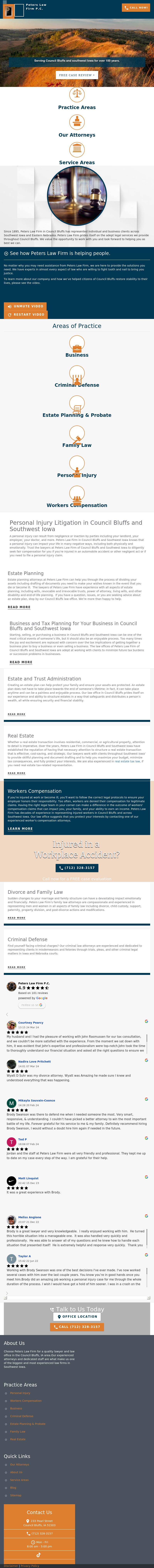 Peters, Law, Firm, P.C. - Glenwood IA Lawyers