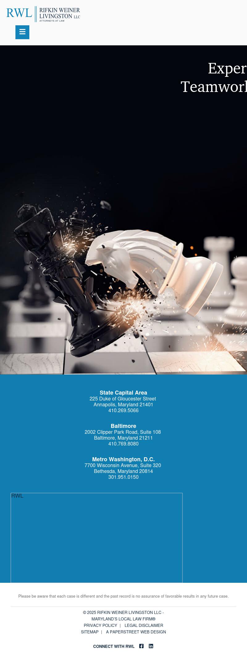 Rifkin, Weiner, Livingston, Levitan & Silver, LLC - Upper Marlboro MD Lawyers