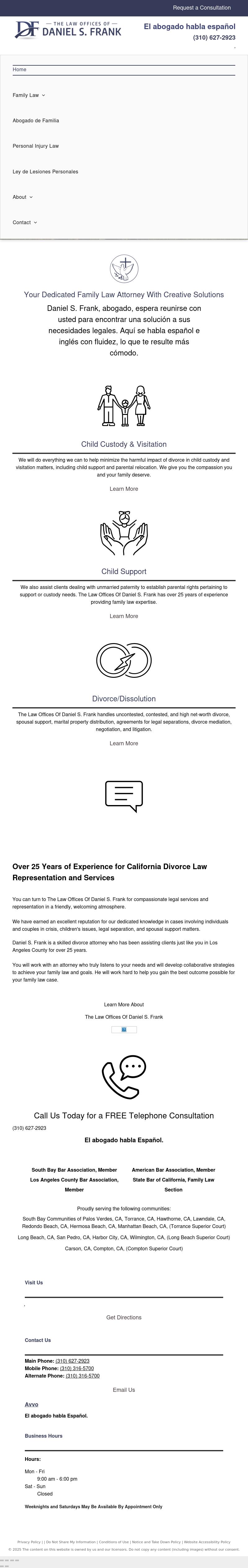 The Law Offices of Daniel S. Frank - Torrance CA Lawyers