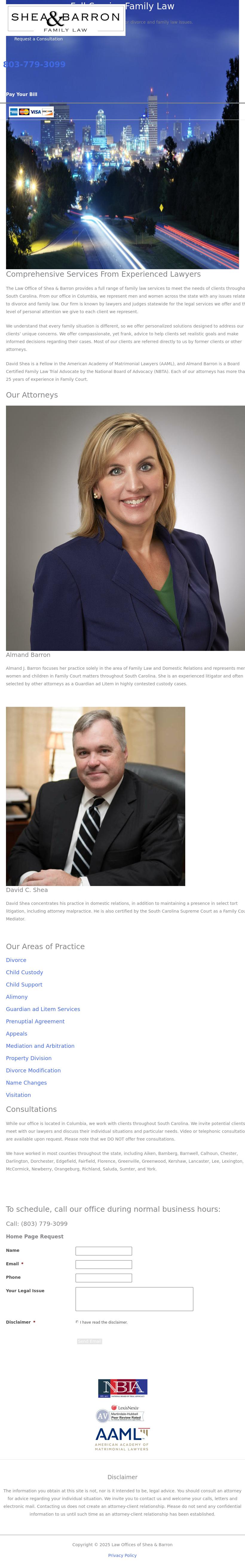 The Law Offices of Shea & Barron - Columbia SC Lawyers