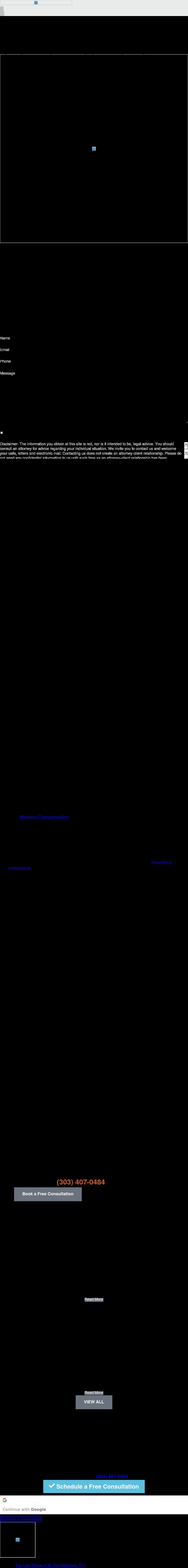The Law Offices of W. Dan Mahoney, P.C. - Denver CO Lawyers
