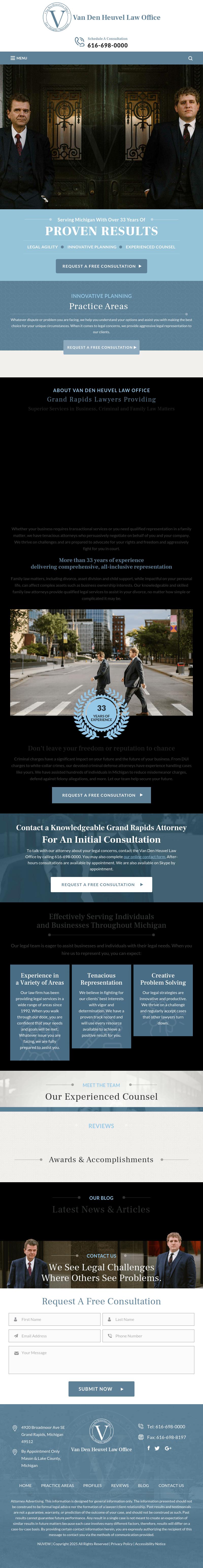 Van Den Heuvel Law Office - Grand Rapids MI Lawyers