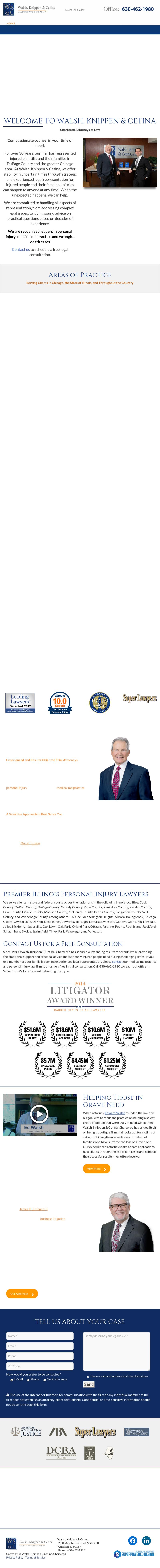 Walsh, Knippen, Pollock & Cetina, Chartered - Wheaton IL Lawyers