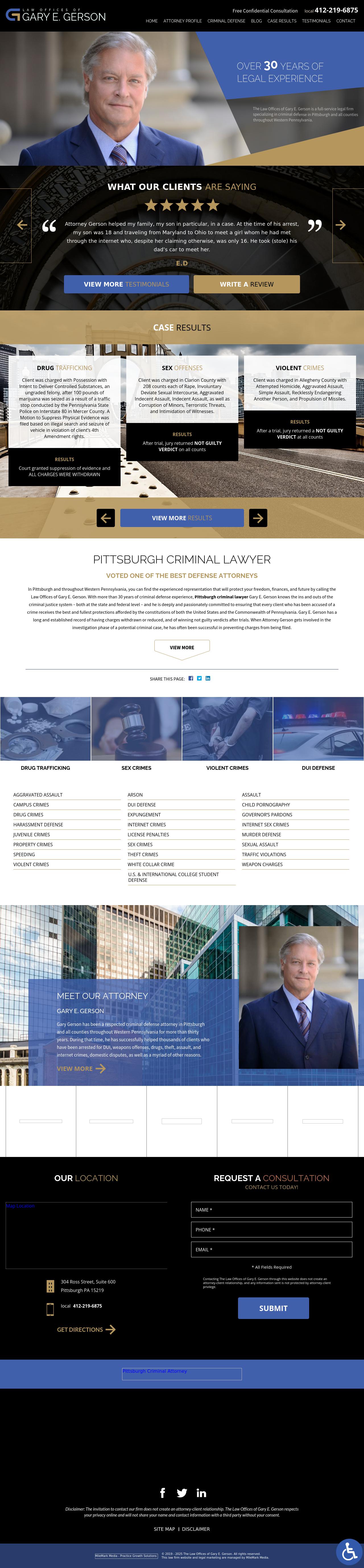 The Law Offices of Gary E. Gerson - Pittsburgh PA Lawyers